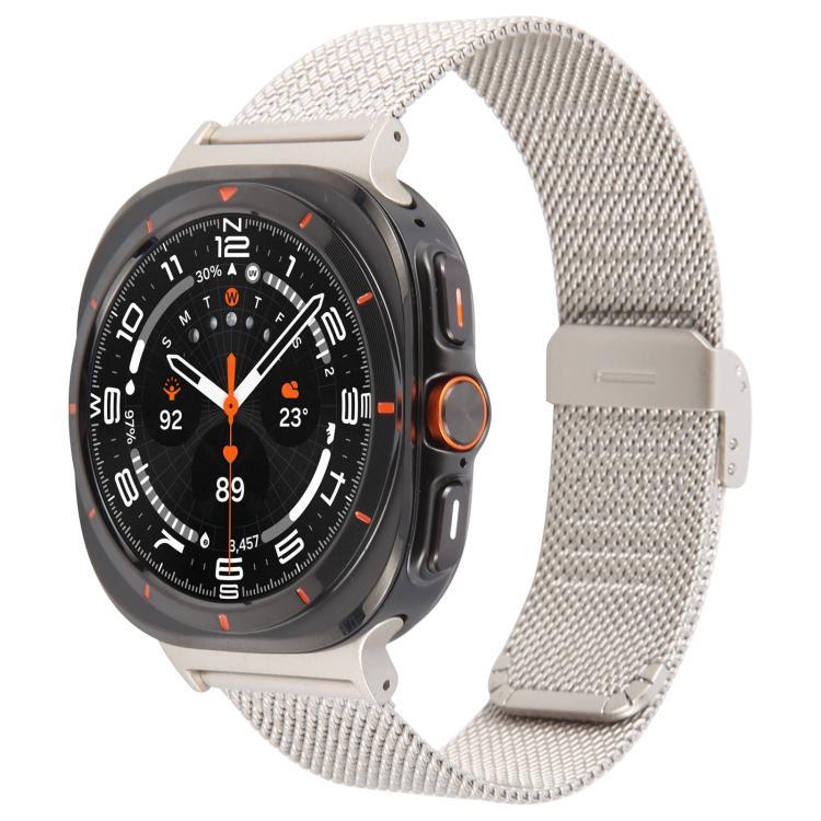 สายรัดนาฬิกาโลหะมิลานแบบหัวเข็มขัดในตัว สำหรับ Samsung Galaxy Watch Ultra 47มม. / Ultra 2025