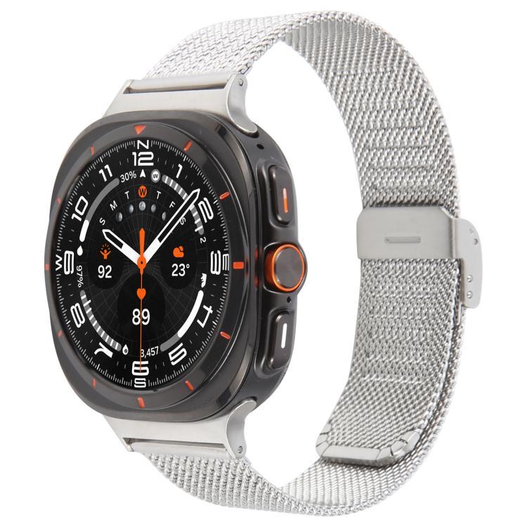 สายรัดนาฬิกาโลหะมิลานแบบหัวเข็มขัดในตัว สำหรับ Samsung Galaxy Watch Ultra 47มม. / Ultra 2025