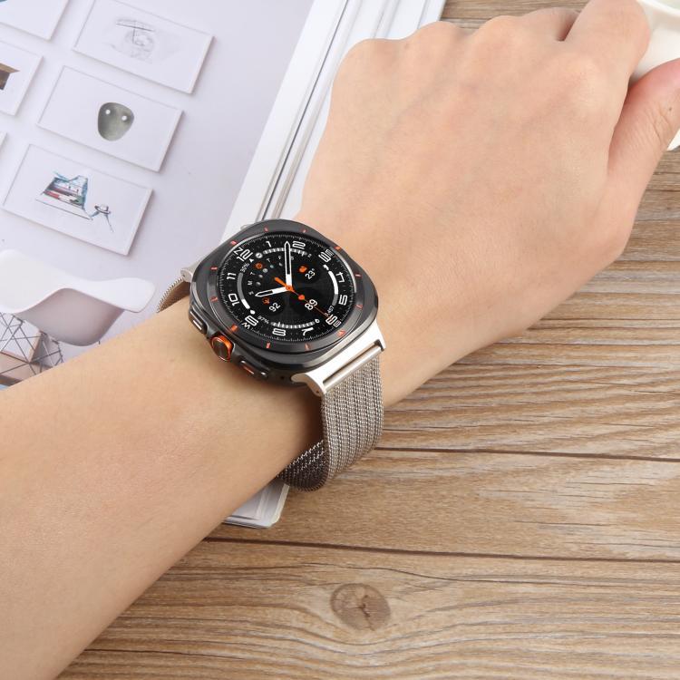 สายรัดนาฬิกาโลหะมิลานแบบหัวเข็มขัดในตัว สำหรับ Samsung Galaxy Watch Ultra 47มม. / Ultra 2025