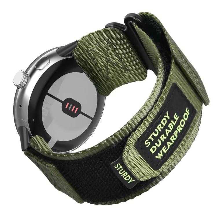 สายรัดข้อมือไนลอนแบบปลดเร็วพร้อมตะขอและห่วง xDfind สำหรับ Google Pixel Watch 4 / 3 45mm, สำหรับ Google Pixel Watch 4 / 3 / 2 / 1 41mm
