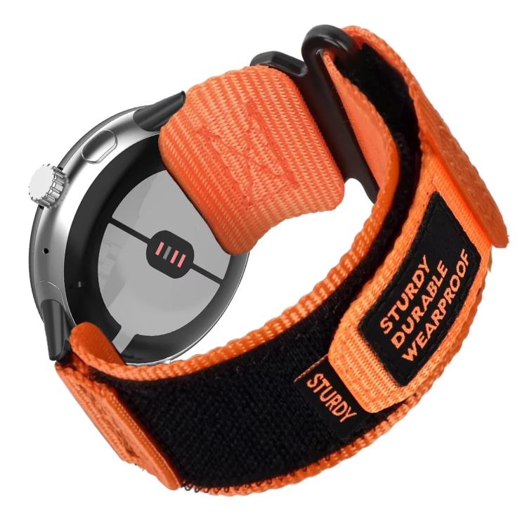 สายรัดข้อมือไนลอนแบบปลดเร็วพร้อมตะขอและห่วง xDfind สำหรับ Google Pixel Watch 4 / 3 45mm, สำหรับ Google Pixel Watch 4 / 3 / 2 / 1 41mm