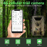 กล้องล่าสัตว์อินฟราเรดกลางคืนความละเอียด 4K รุ่น PR802G เวอร์ชัน EU 4G พร้อมตรวจจับการเคลื่อนไหว รุ่น PR802G