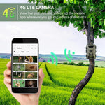 กล้องล่าสัตว์อินฟราเรดกลางคืนความละเอียด 4K รุ่น PR802G เวอร์ชัน EU 4G พร้อมตรวจจับการเคลื่อนไหว รุ่น PR802G