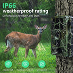 กล้องล่าสัตว์อินฟราเรดกลางคืนความละเอียด 1080P รุ่น PR804G เวอร์ชัน EU 4G