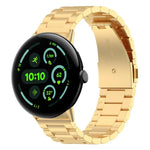 xDfind Three Beads Quick Release Metal Watch Band, For Google Pixel Watch 4 / 3 45mm, For Google Pixel Watch 4 / 3 / 2 / 1 41mm