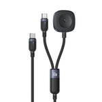 สายชาร์จ Yesido CA136C 60W USB-C / Type-C เป็น Type-C & iWatch 2-in-1, CA136C