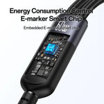สายชาร์จ Yesido CA136C 60W USB-C / Type-C เป็น Type-C & iWatch 2-in-1, CA136C