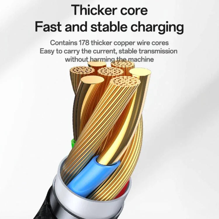 สายชาร์จ Yesido CA136C 60W USB-C / Type-C เป็น Type-C & iWatch 2-in-1, CA136C