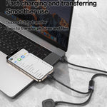 สายชาร์จ Yesido CA136C 60W USB-C / Type-C เป็น Type-C & iWatch 2-in-1, CA136C