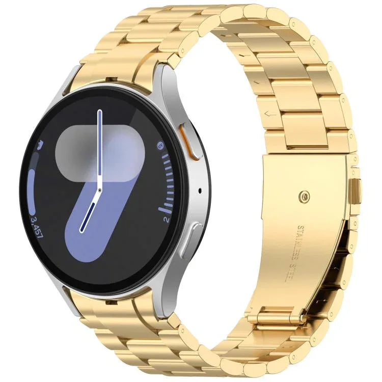 สายรัดนาฬิกาโลหะสามเม็ด xDfind สำหรับ Samsung Galaxy Watch Ultra 47มม., สำหรับ Samsung Galaxy Watch 7 / FE / 6 / 5 / 4, สำหรับ Samsung Galaxy Fit3