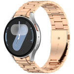 สายรัดนาฬิกาโลหะสามเม็ด xDfind สำหรับ Samsung Galaxy Watch Ultra 47มม., สำหรับ Samsung Galaxy Watch 7 / FE / 6 / 5 / 4, สำหรับ Samsung Galaxy Fit3