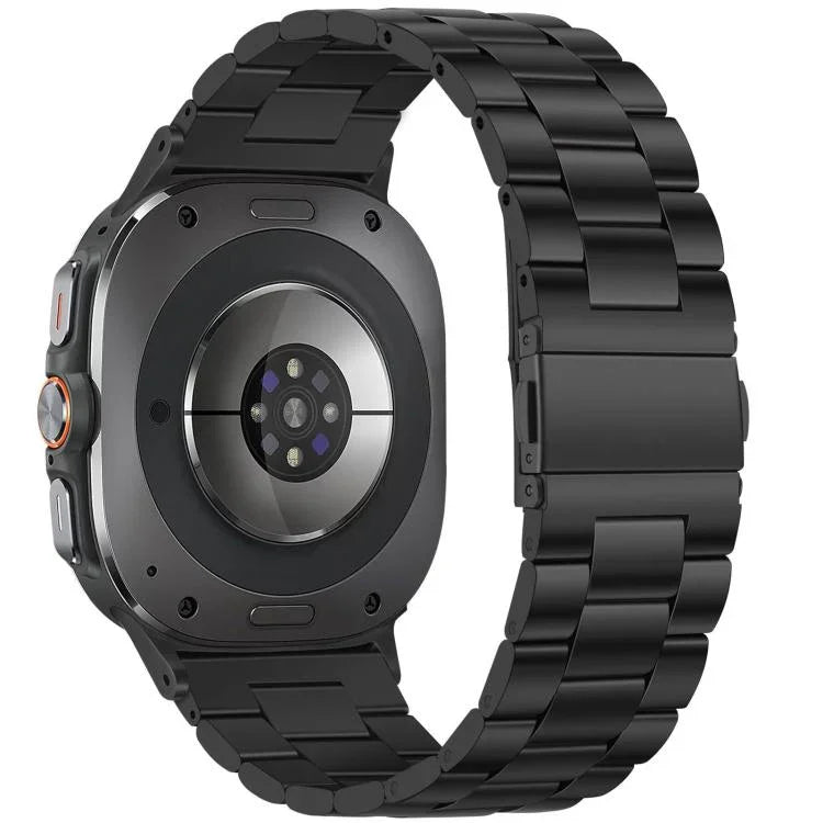 สายรัดนาฬิกาโลหะสามเม็ด xDfind สำหรับ Samsung Galaxy Watch Ultra 47มม., สำหรับ Samsung Galaxy Watch 7 / FE / 6 / 5 / 4, สำหรับ Samsung Galaxy Fit3