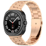 สายรัดนาฬิกาโลหะสามเม็ด xDfind สำหรับ Samsung Galaxy Watch Ultra 47มม., สำหรับ Samsung Galaxy Watch 7 / FE / 6 / 5 / 4, สำหรับ Samsung Galaxy Fit3