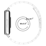 สายรัดนาฬิกาโลหะสามเม็ด xDfind สำหรับ Samsung Galaxy Watch Ultra 47มม., สำหรับ Samsung Galaxy Watch 7 / FE / 6 / 5 / 4, สำหรับ Samsung Galaxy Fit3