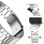 สายรัดนาฬิกาโลหะสามเม็ด xDfind สำหรับ Samsung Galaxy Watch Ultra 47มม., สำหรับ Samsung Galaxy Watch 7 / FE / 6 / 5 / 4, สำหรับ Samsung Galaxy Fit3