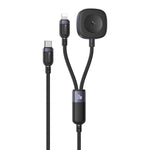 สายชาร์จ Yesido CA136L 27W USB-C / Type-C เป็น 8 Pin & iWatch 2-in-1, CA136L