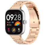 xDfind Three Beads Quick Release Metal Watch Band, For Xiaomi Band 10 Pro / 9 Pro / Redmi Watch 6, For Xiaomi Smart Band 10 / 9 / 8 NFC, For Xiaomi Redmi Watch 3 20mm