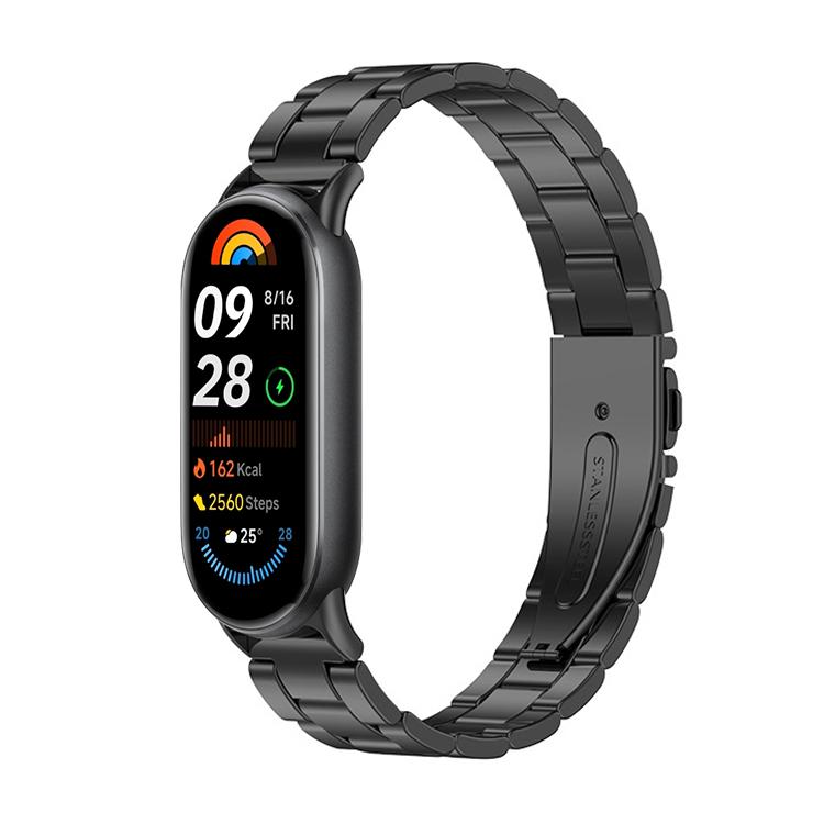 xDfind Three Beads Quick Release Metal Watch Band, For Xiaomi Band 10 Pro / 9 Pro / Redmi Watch 6, For Xiaomi Smart Band 10 / 9 / 8 NFC, For Xiaomi Redmi Watch 3 20mm