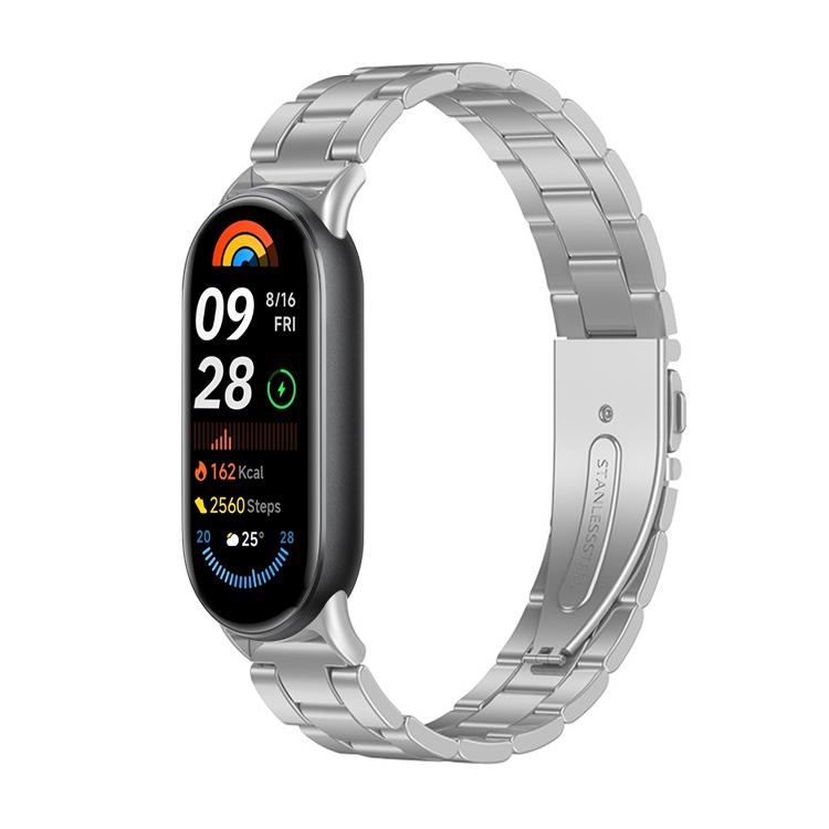 xDfind Three Beads Quick Release Metal Watch Band, For Xiaomi Band 10 Pro / 9 Pro / Redmi Watch 6, For Xiaomi Smart Band 10 / 9 / 8 NFC, For Xiaomi Redmi Watch 3 20mm