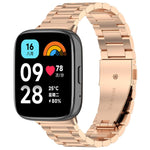 xDfind Three Beads Quick Release Metal Watch Band, For Xiaomi Band 10 Pro / 9 Pro / Redmi Watch 6, For Xiaomi Smart Band 10 / 9 / 8 NFC, For Xiaomi Redmi Watch 3 20mm