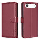 เคสโทรศัพท์หนังกันขโมยลายลิ้นจี่พร้อม RFID สำหรับ iPhone 17 Pro Max, สำหรับ iPhone 17 Pro, สำหรับ iPhone 17, สำหรับ iPhone Air