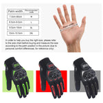 ถุงมือขับขี่มอเตอร์ไซค์ SOMAN CG666 แบบเต็มนิ้วกันลื่น ขนาด M, L, XL, XXL