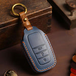 For Toyota Corolla 3-button B111 Crazy Horse Cowhide Car Key Protection Cover, For Toyota Corolla 3-button