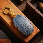 For Toyota Corolla 3-button B111 Crazy Horse Cowhide Car Key Protection Cover, For Toyota Corolla 3-button