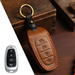 For Hyundai Staria / Sonata 4-button B122 Crazy Horse Cowhide Car Key Protection Cover, For Hyundai Staria 4-button, For Hyundai Staria / Sonata 4-button