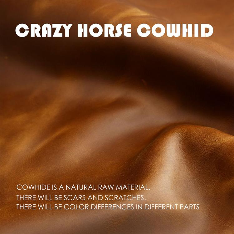 For Toyota North American 2+1-button C012 Crazy Horse Cowhide Car Key Protection Cover, For Toyota North American 2+1-button