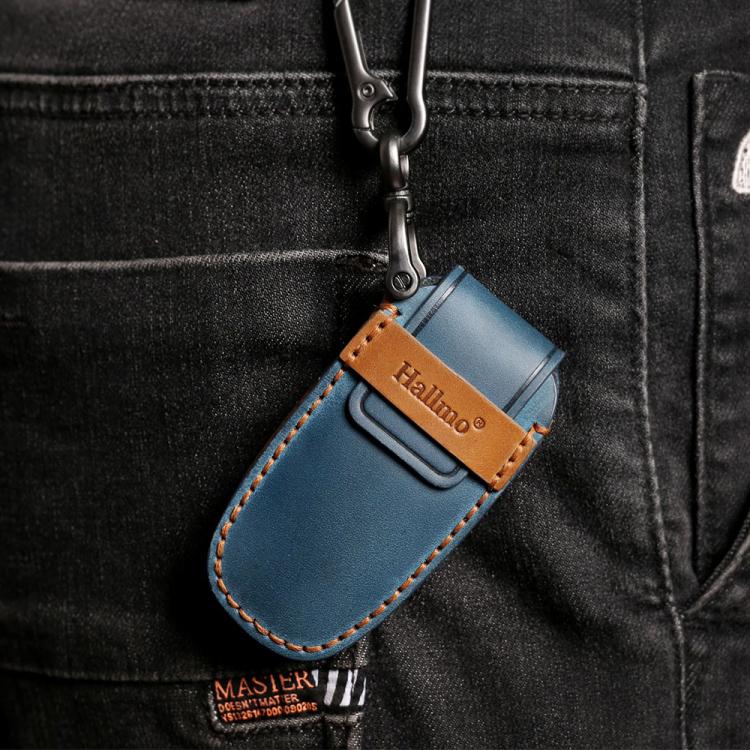 For Toyota North American 4-button C011 Crazy Horse Cowhide Car Key Protection Cover, For Toyota North American 4-button