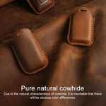 For Kia Carnival SX Hallmo E171 Crazy Horse Cowhide Car Key Protection Cover, For Kia Carnival SX