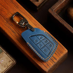 For Buick Envision Plus 2023 Hallmo Crazy Horse Cowhide Car Key Protection Cover, For Buick Envision Plus 2023 3-button, For Buick Envision Plus 2023 4-button, For Buick Envision Plus 2023 5-button, For Buick Envision Plus 2023 6-button