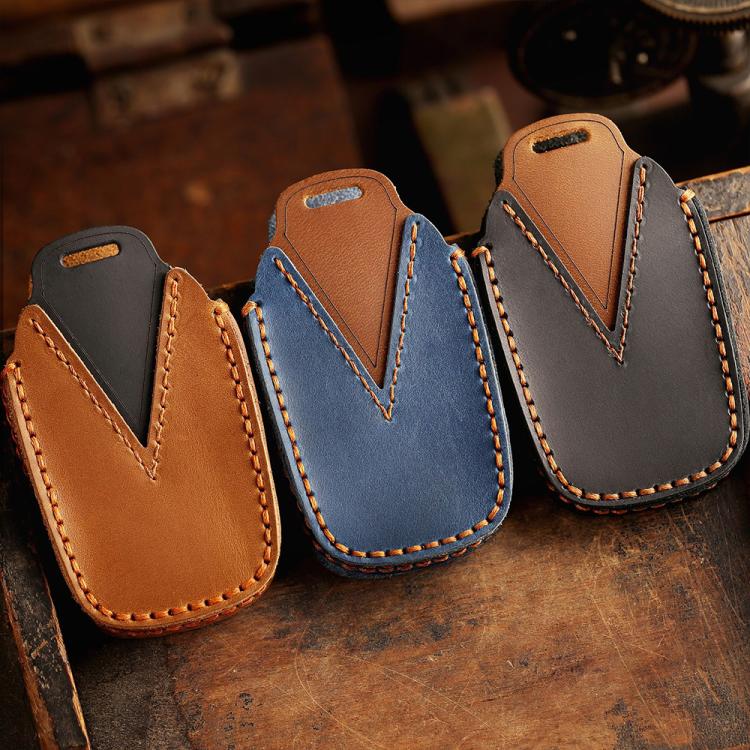 For Toyota SIENNA / Granvia / Alphard / Vellfire Hallmo Crazy Horse Cowhide Car Key Protection Cover, For Toyota SIENNA 4-button, For Toyota SIENNA 5-button, For Toyota SIENNA 6-button