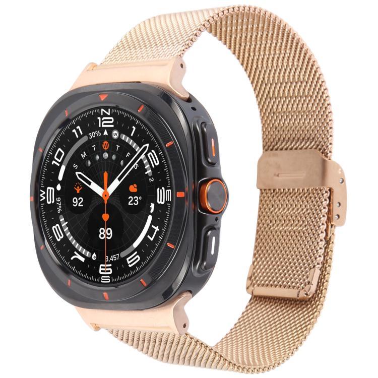 สายรัดนาฬิกาโลหะมิลานแบบหัวเข็มขัด xDfind สำหรับ Samsung Galaxy Watch Ultra 47มม. / Ultra 2025, สำหรับ Samsung Galaxy Watch 7 / FE / 6 / 5 / 4, สำหรับ Samsung Galaxy Fit3