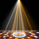 โคมไฟเวทีหมุน LED RGB ลูกบอลเวทมนตร์ดอกทานตะวัน ควบคุมด้วยเสียง รีโมทคอนโทรล