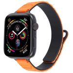 สายรัดนาฬิกาซิลิโคนแม่เหล็กรูปตัว I แบบบาง สำหรับ Apple Watch ขนาด 46 มม. / 49 มม. / 45 มม. / 44 มม. และ 42 มม. / 41 มม. / 40 มม. / 38 มม.