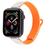 สายรัดนาฬิกาซิลิโคนแม่เหล็กรูปตัว I แบบบาง สำหรับ Apple Watch ขนาด 46 มม. / 49 มม. / 45 มม. / 44 มม. และ 42 มม. / 41 มม. / 40 มม. / 38 มม.