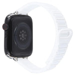 สายรัดนาฬิกาซิลิโคนแม่เหล็กรูปตัว I แบบบาง สำหรับ Apple Watch ขนาด 46 มม. / 49 มม. / 45 มม. / 44 มม. และ 42 มม. / 41 มม. / 40 มม. / 38 มม.