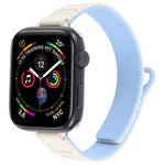 สายรัดนาฬิกาซิลิโคนแม่เหล็กรูปตัว I แบบบาง สำหรับ Apple Watch ขนาด 46 มม. / 49 มม. / 45 มม. / 44 มม. และ 42 มม. / 41 มม. / 40 มม. / 38 มม.