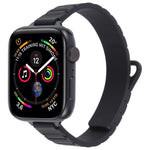 สายรัดนาฬิกาซิลิโคนแม่เหล็กรูปตัว I แบบบาง สำหรับ Apple Watch ขนาด 46 มม. / 49 มม. / 45 มม. / 44 มม. และ 42 มม. / 41 มม. / 40 มม. / 38 มม.