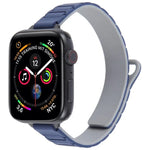 สายรัดนาฬิกาซิลิโคนแม่เหล็กรูปตัว I แบบบาง สำหรับ Apple Watch ขนาด 46 มม. / 49 มม. / 45 มม. / 44 มม. และ 42 มม. / 41 มม. / 40 มม. / 38 มม.