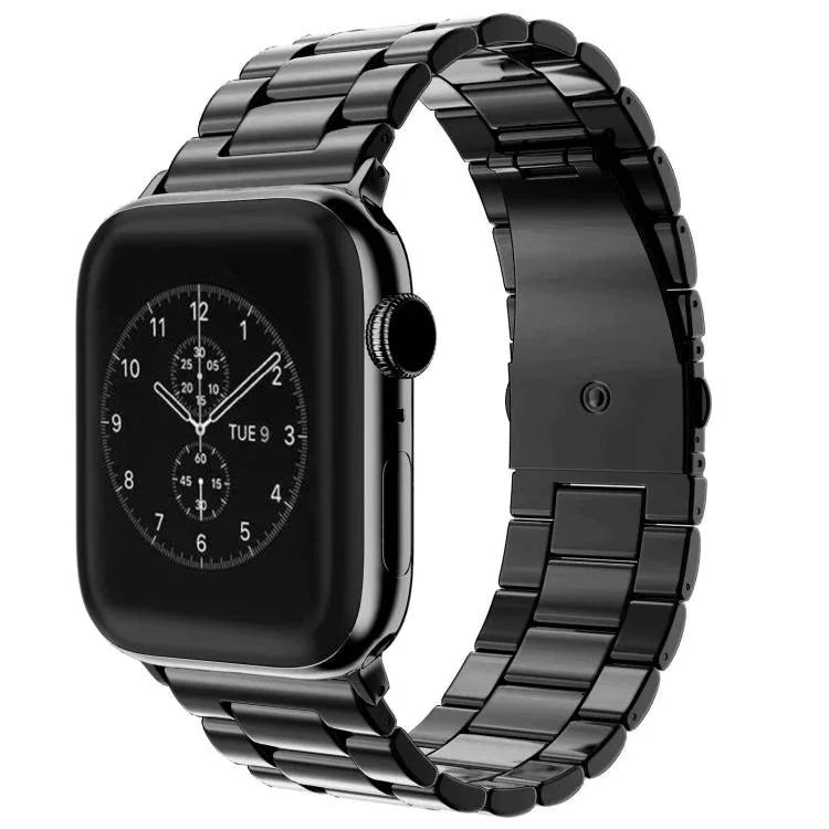 สายรัดนาฬิกาสแตนเลสพับหัวเข็มขัดสามเม็ด xDfind สำหรับ Apple Watch ขนาด 42 / 44 / 45 / 46 / 49 มม. และ 38 / 40 / 41 / S10 42 มม.