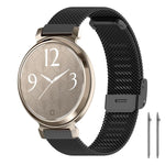 xDfind Buckle Metal Mesh Watch Band, 12mm, 18mm, For Garmin Lily 2 14mm, 20mm, 22mm