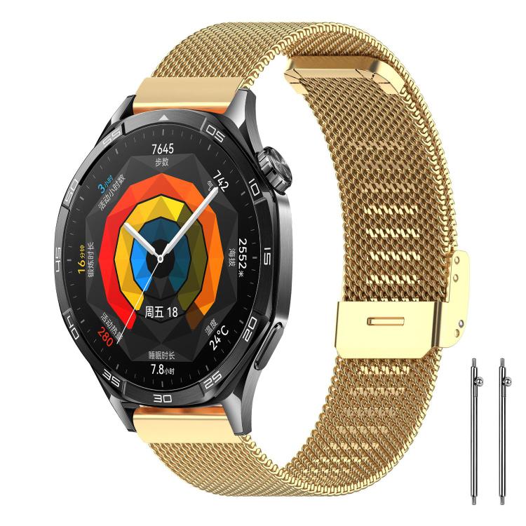 xDfind Buckle Metal Mesh Watch Band, 12mm, 18mm, For Garmin Lily 2 14mm, 20mm, 22mm