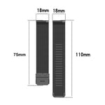 xDfind Buckle Metal Mesh Watch Band, 12mm, 18mm, For Garmin Lily 2 14mm, 20mm, 22mm