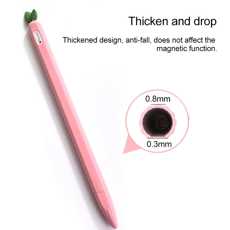 ปลอกซิลิโคนกันลื่นสีใบมิ้นต์ตัดกัน สำหรับ Apple Pencil 1, สำหรับ Apple Pencil 2