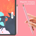 ปลอกซิลิโคนกันลื่นสีใบมิ้นต์ตัดกัน สำหรับ Apple Pencil 1, สำหรับ Apple Pencil 2
