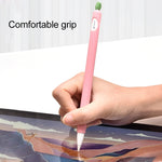 ปลอกซิลิโคนกันลื่นสีใบมิ้นต์ตัดกัน สำหรับ Apple Pencil 1, สำหรับ Apple Pencil 2