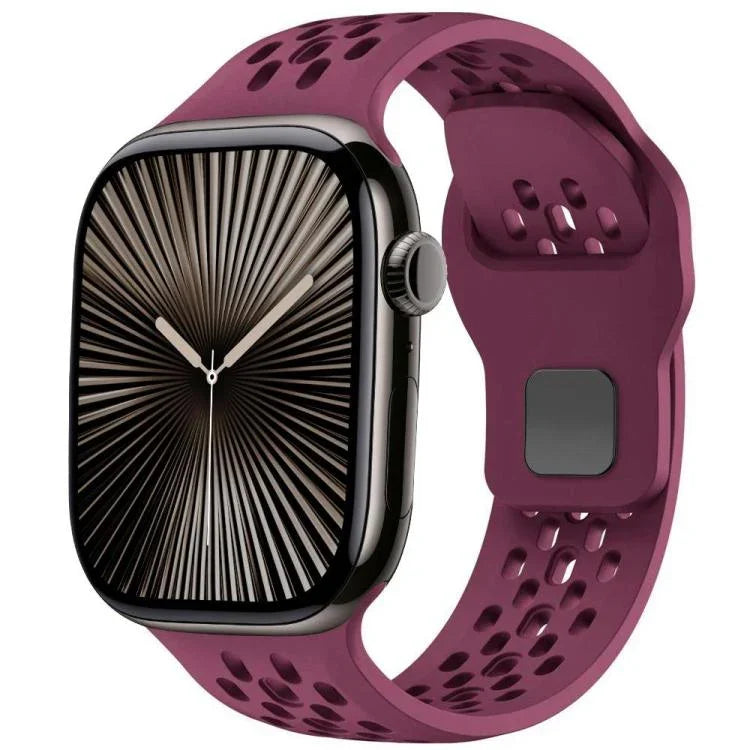 สายรัดนาฬิกาซิลิโคนหัวเข็มขัดกลับตาข่าย xDfind สำหรับ Apple Watch ขนาด 46 มม. / 49 มม. / 45 มม. / 44 มม. สำหรับ Apple Watch ขนาด 42 มม. / 41 มม. / 40 มม. / 38 มม.